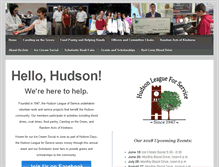 Tablet Screenshot of hudsonleagueforservice.org